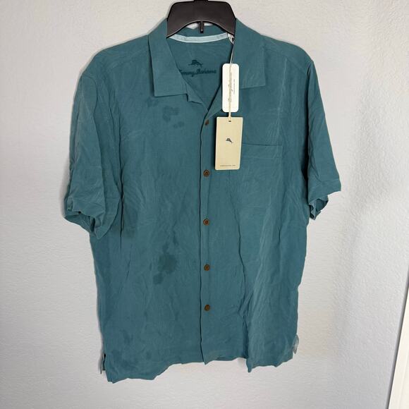 NWT Tommy Bahama Weekend Tropics in Hydro Blue - Picture 1 of 3